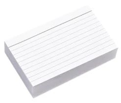 100 Horizontal Ruled 3 x 5 Cards