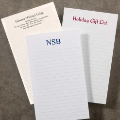 100 Personalized 3 x 5 Cards, Vertical Ruled