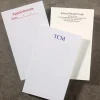 100 Personalized 3 x 5 Cards, Vertical Window