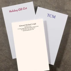 100 Personalized 3 x 5 Cards, Vertical Plain