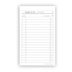 2026 Weekly and Monthly 3 x 5 Calendar Cards (set of 76)