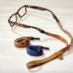 Adjustable Leather Eyeglass Strap