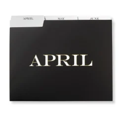 Avant-Garde Monthly File Folders (set of 12)