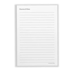 Bamboo Index Card Bleachers with Recipe Cards