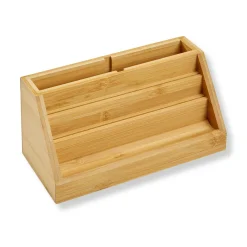 Bamboo Index Card Bleachers with Recipe Cards
