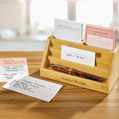 Bamboo Index Card Bleachers