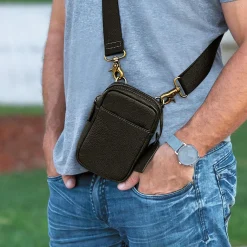 Bomber Jacket Crossbody Phone Sling