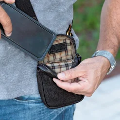 Bomber Jacket Crossbody Phone Sling