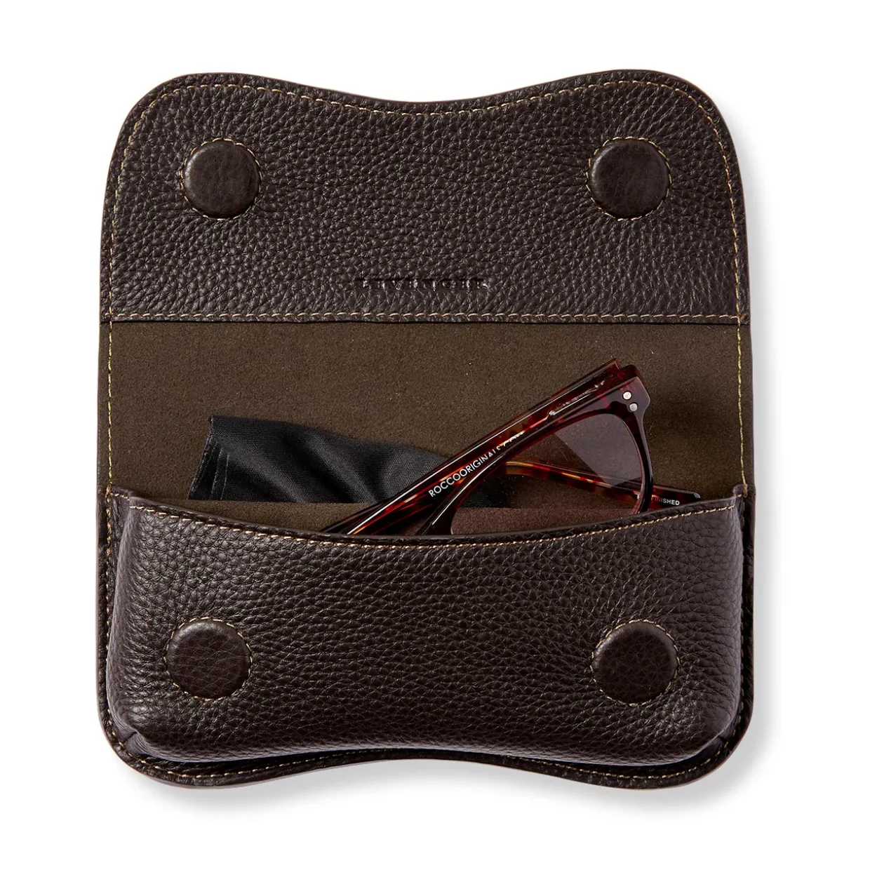 Bomber Jacket Smart Tag Eyeglass Case