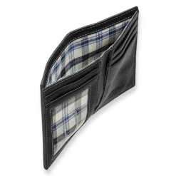 Bomber Jacket Vertical Bi-Fold Wallet