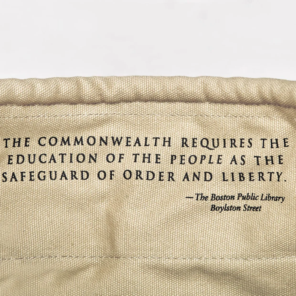 Boston Public Library Delivery Bag