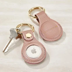 Carrie Leather Smart Tag Key Fob