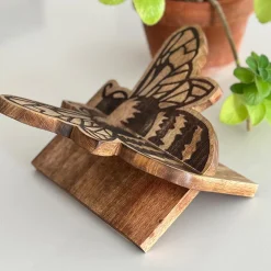 Carved Bee Book Stand
