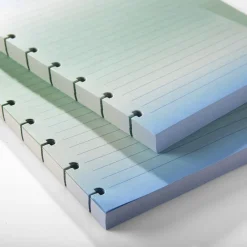 Circa Blue Ombre Gradient Full-Page Ruled Discbound Refill (100 sheets)