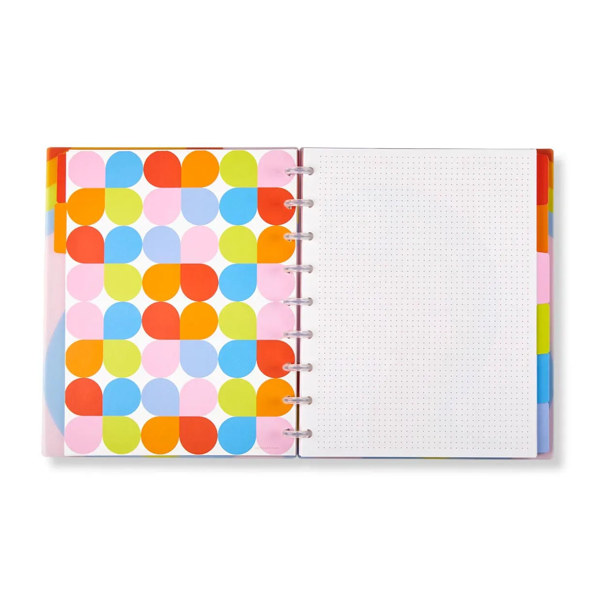 Circa Colorfull Weekly/Monthly Undated Agenda Notebook
