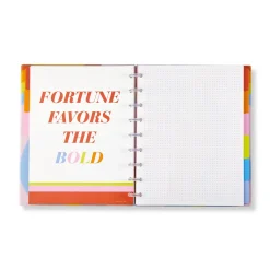 Circa Colorfull Weekly/Monthly Undated Agenda Notebook