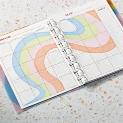 Circa Colorfull Weekly/Monthly Undated Agenda Refill (40 sheets)