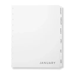 Circa Contemporary Monthly Tab Dividers (set of 12)