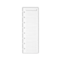 Circa Half-Sheet Ruled Discbound Refill (100 sheets)