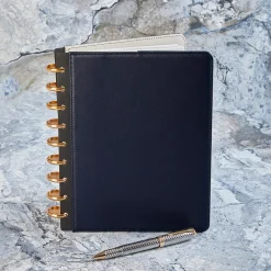 Circa Luxe Leather Discbound Notebook