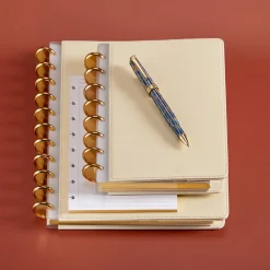 Circa Luxe Leather Discbound Notebook