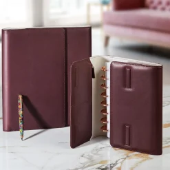 Circa Opulent Leather Tri Folio