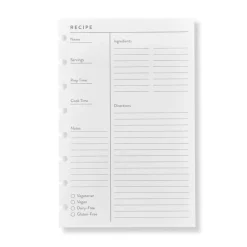 Circa Recipe Refill (25 sheets)