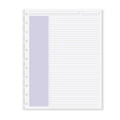 Circa Shaded Annotation Ruled Discbound Refill (100 sheets)