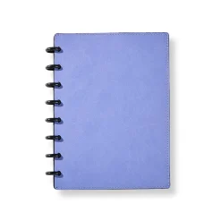 Circa Smooth Sliver Discbound Notebook with Pockets
