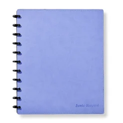 Circa Smooth Sliver Discbound Notebook with Pockets