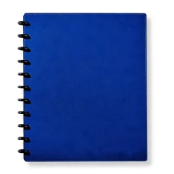 Circa Smooth Sliver Discbound Notebook with Pockets