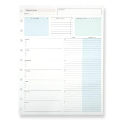 Circa® Special Request Weekly Goals Refill (100 sheets)