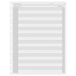 Circa Things To Do Discbound Refill (100 sheets)