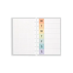 Circa Vibrant Weekly Calendar Discbound Refill (100 sheets)