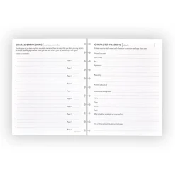 Circa Writing a Novel Character Tracking Discbound Refill (25 sheets)