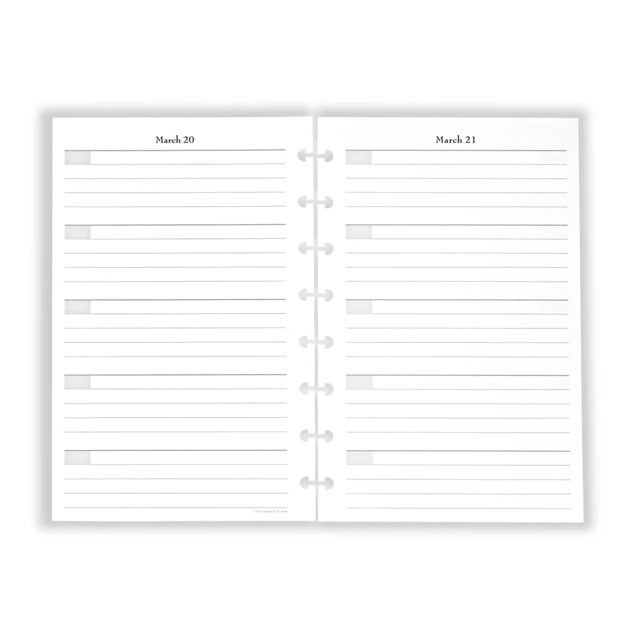 Circa 5-Year Journal Refill (185 sheets)