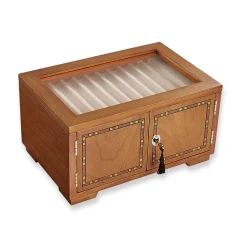 Collector's Lock & Key Inlay Pen Case