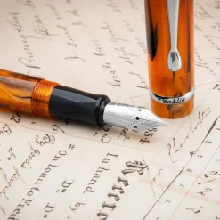 Conklin Duragraph Amber Fountain Pen
