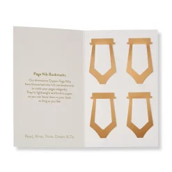 Copper Page Nib Bookmark (set of 4)