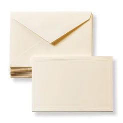 Crane Triple-Debossed Correspondence Cards and Envelopes (set of 10)