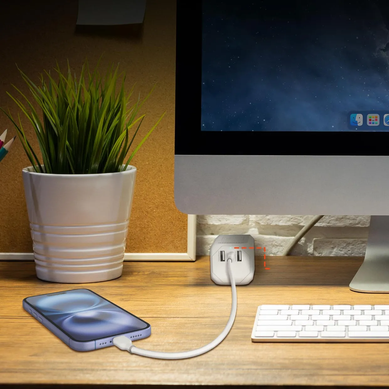 Cube Multi-Port Power Strip