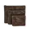 Dakota Leather Tech Pouches (set of 3)