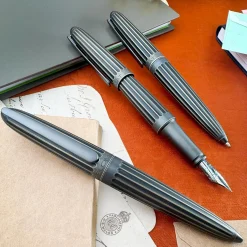 Diplomat Aero Stripes Oxyd Brass Pen