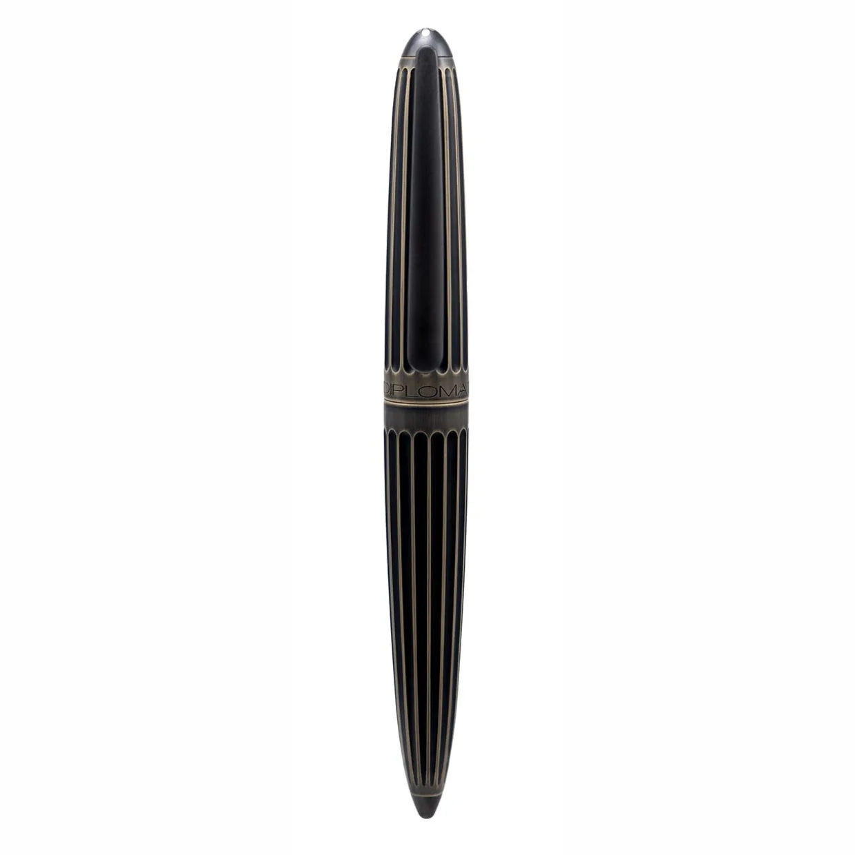 Diplomat Aero Stripes Oxyd Brass Pen