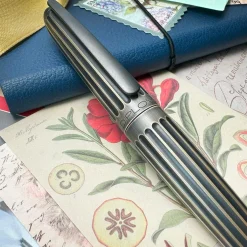 Diplomat Aero Stripes Oxyd Brass Fountain Pen