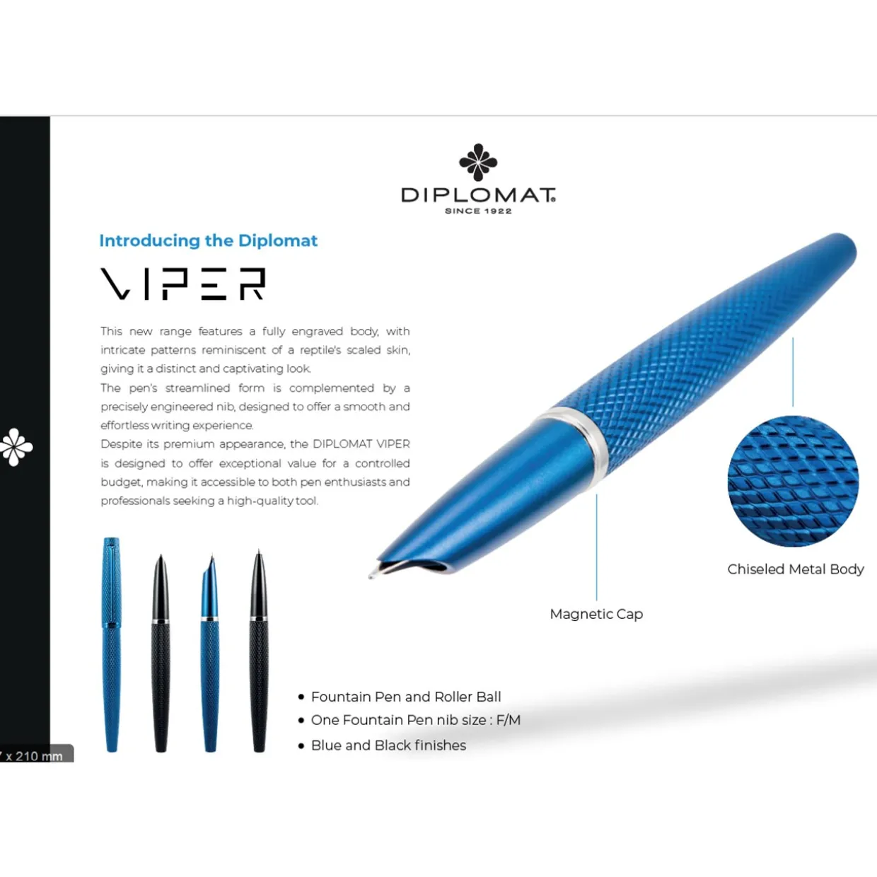 Diplomat Viper Fountain Pen