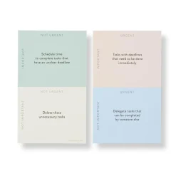 Eisenhower Priorities Matrix 3 x 5 Cards (set of 100)