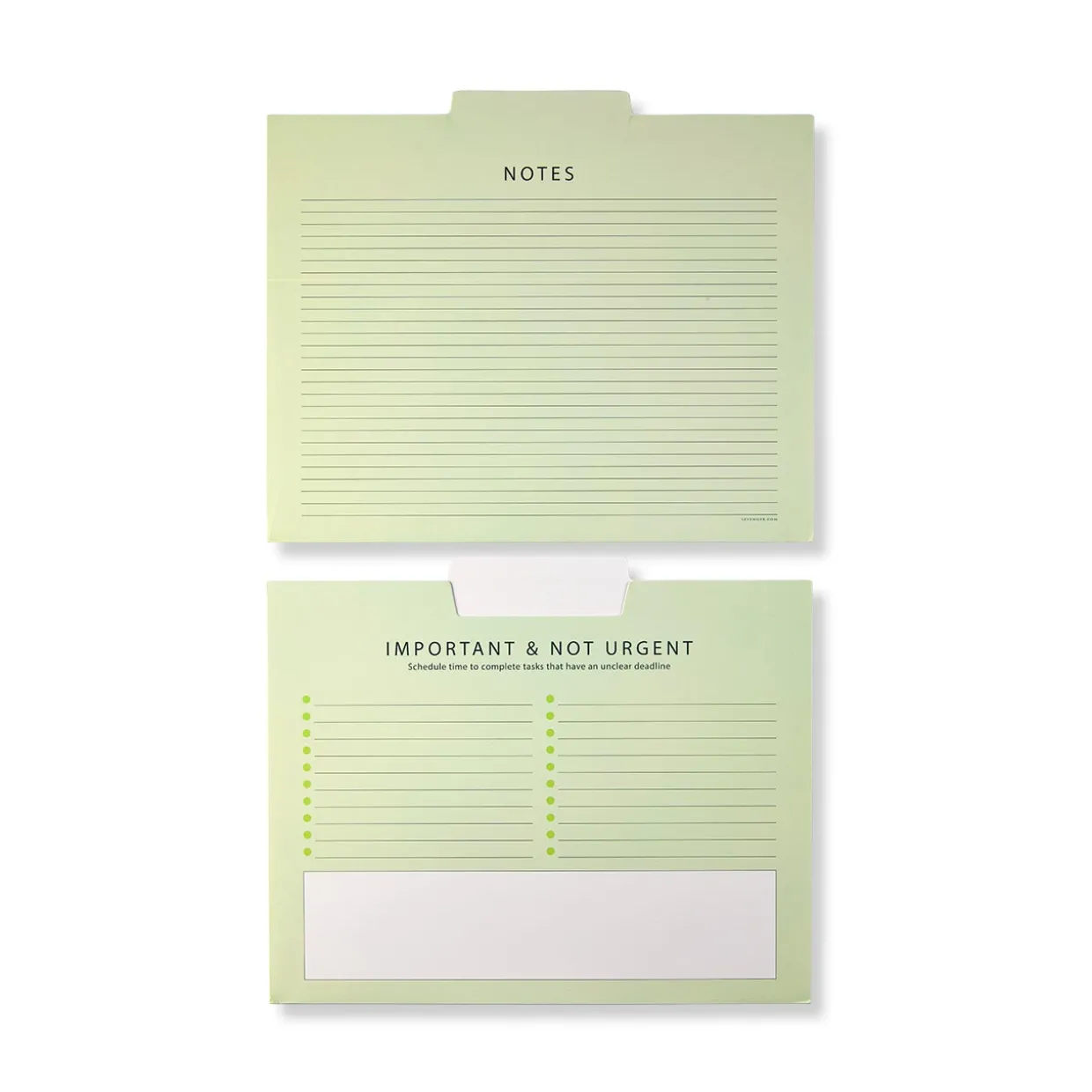 Eisenhower Priorities Matrix File Folders (set of 6)