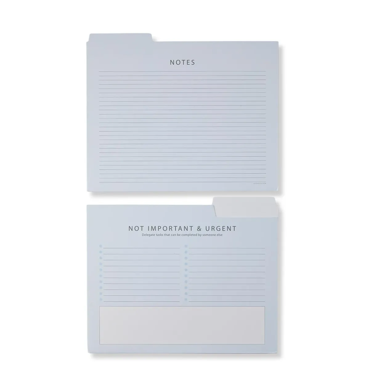 Eisenhower Priorities Matrix File Folders (set of 6)