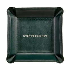 Empty Pockets Here Leather Valet